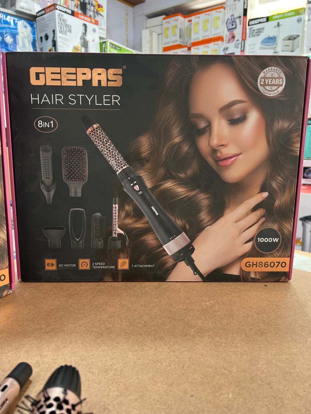 Geepas 8 in 1 hair styler set GH 86070