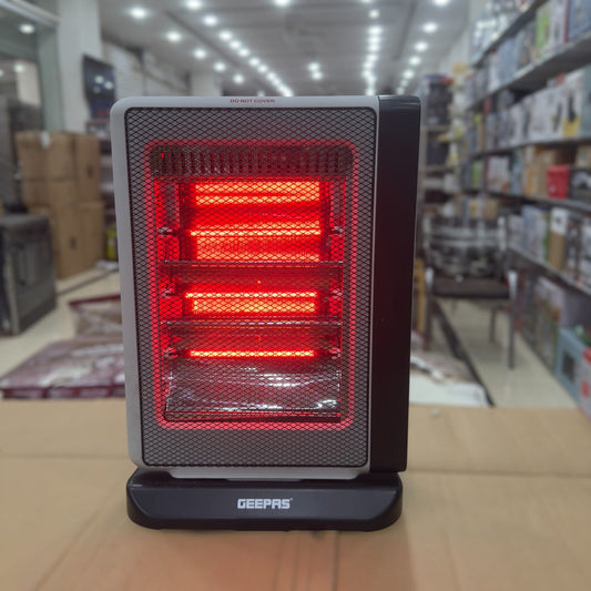 Geepas Ecowarm Red Halogen Heater 28511