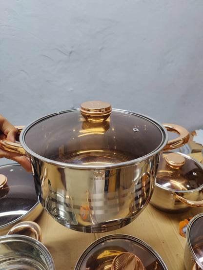 Imported 16 Piece Cookware Set