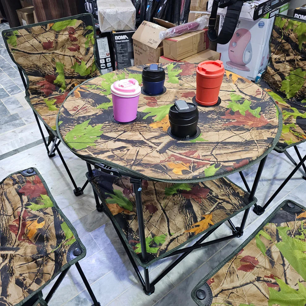 Imported Folding Chair Set with Table