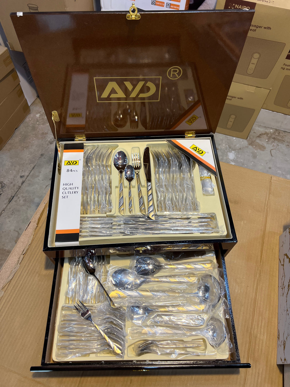 AYD and Tisa 84 PiecesPremium Quality Cutlery Set