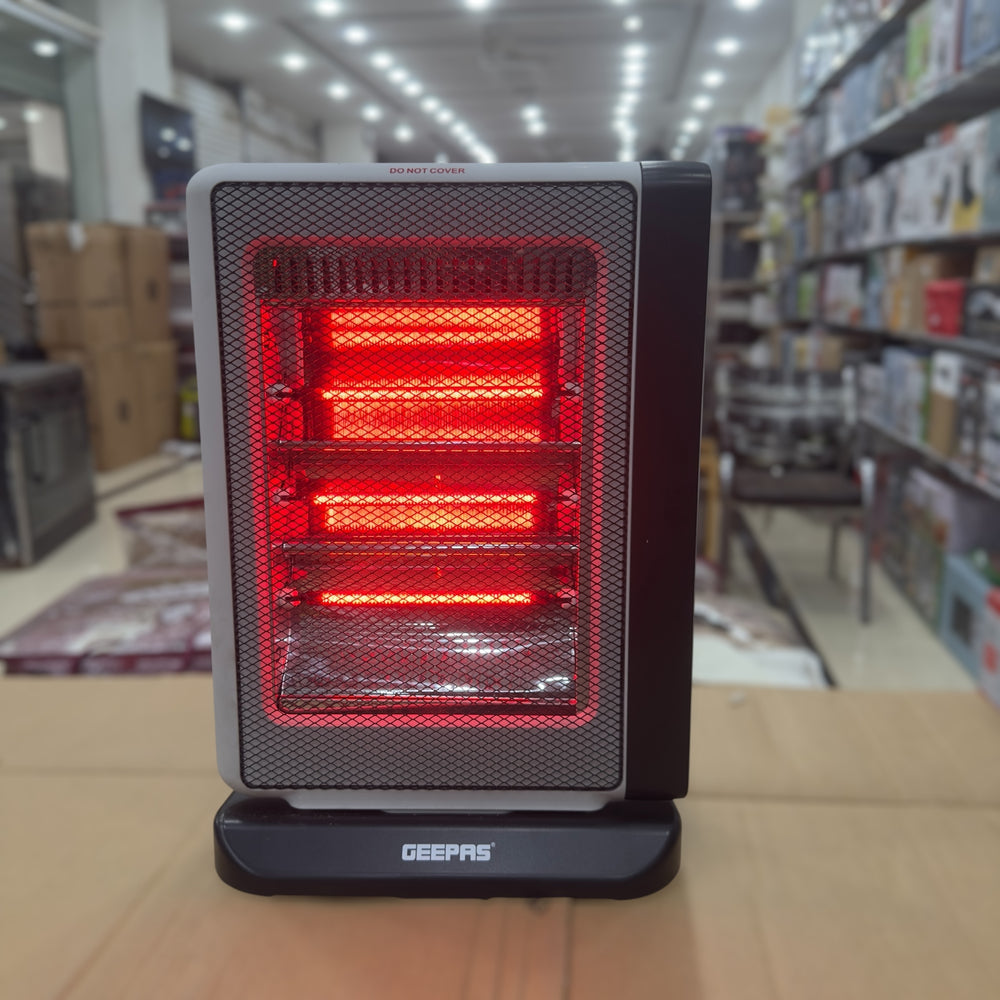 Geepas Ecowarm Red Halogen Heater 28511