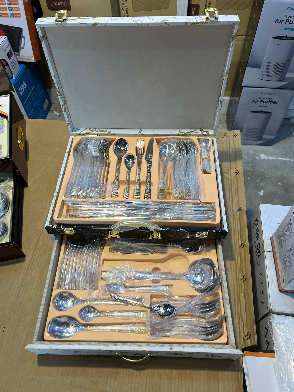 AYD and Tisa 84 PiecesPremium Quality Cutlery Set