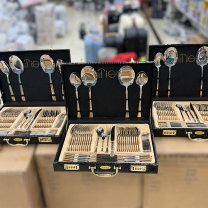 Tisa 53pcs 12 person Cutlery Set