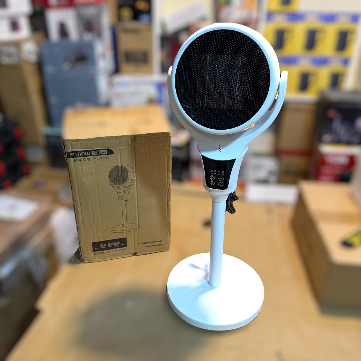 Lot Imported Digital Ceramic Stand Fan Heater