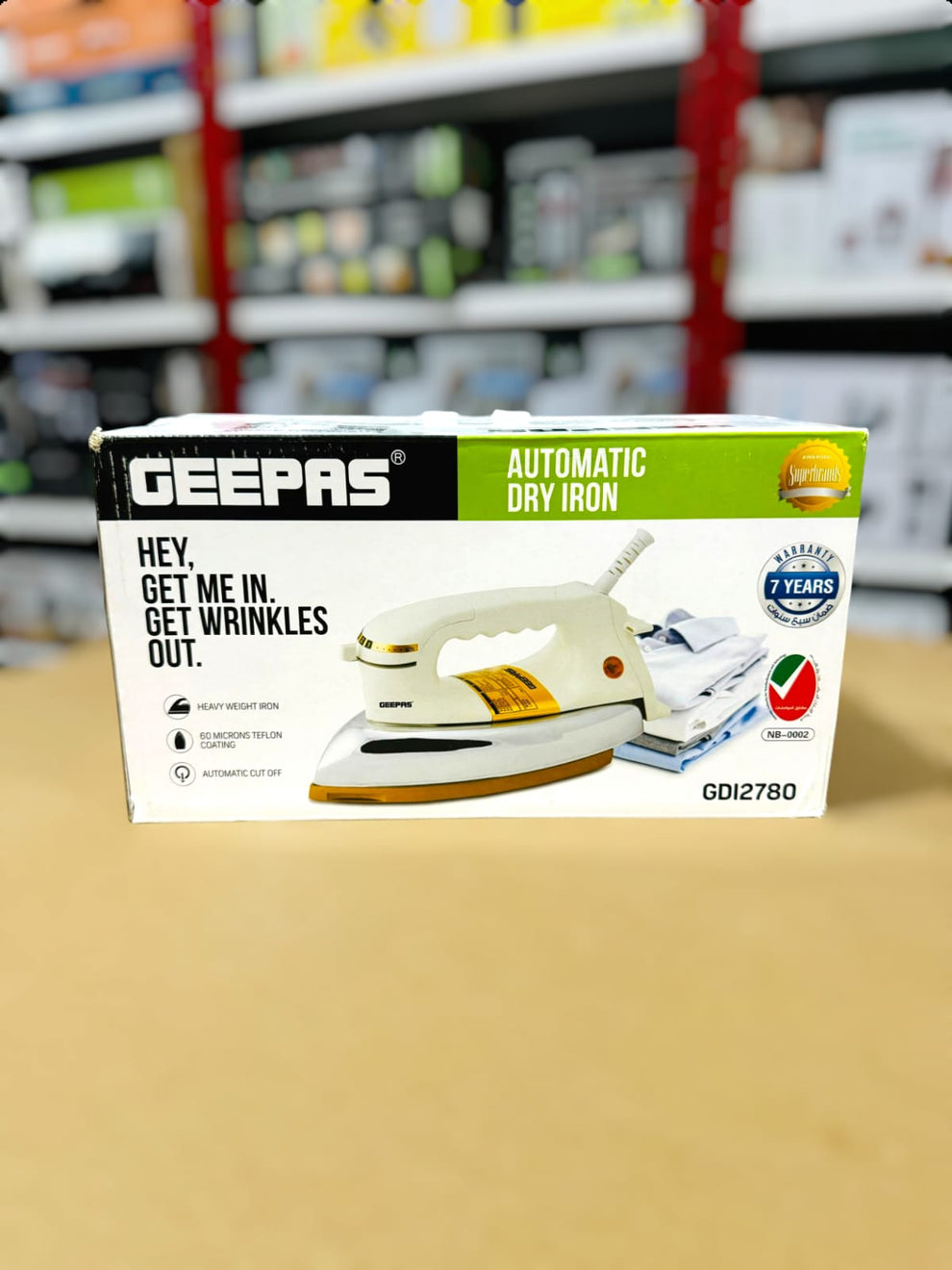 Geepas Heavy Dry Iron-2780