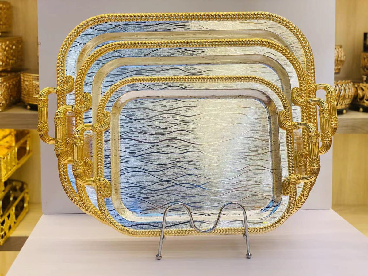 Imported 3pcs High Quality Tray Set