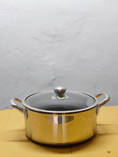 Imported Honey Comb Deep Open Cookware Set