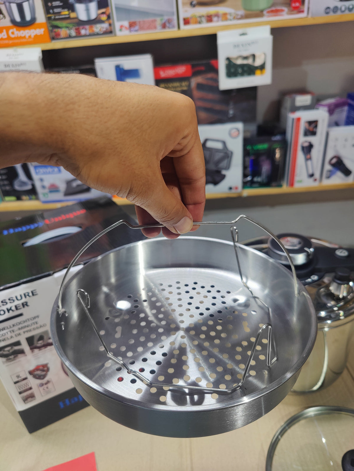 Imported Heavey Stanless Steel 9Litre Pressure Cooker