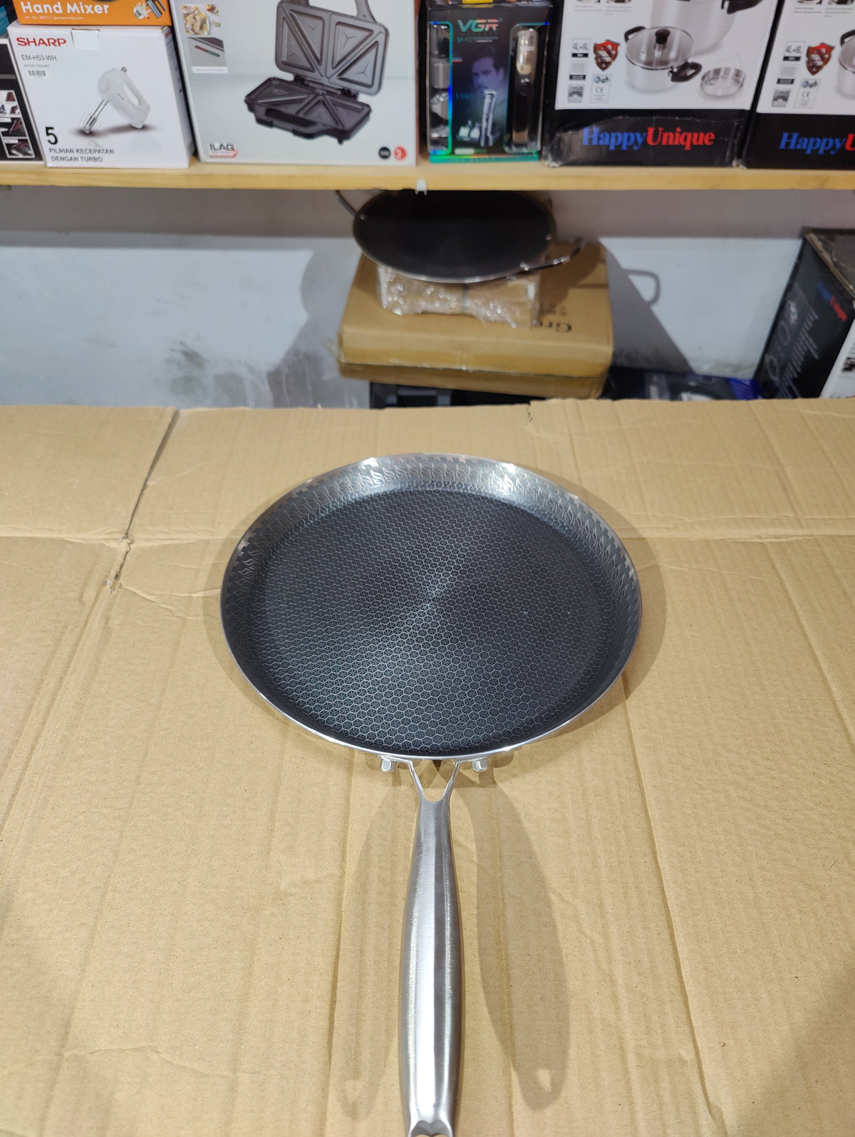 Laser Crafted Nonstick Honeycomb Tawa