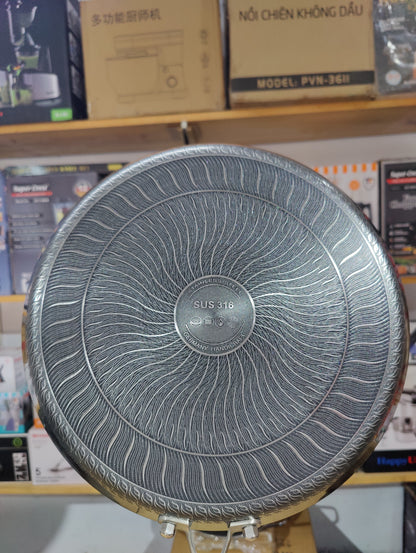 Laser Crafted Nonstick Honeycomb Tawa