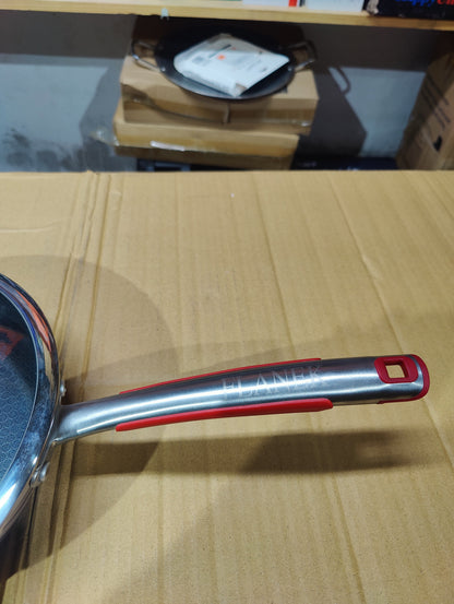 Honeycomb Frypan Laser Crafted Pan with Lid