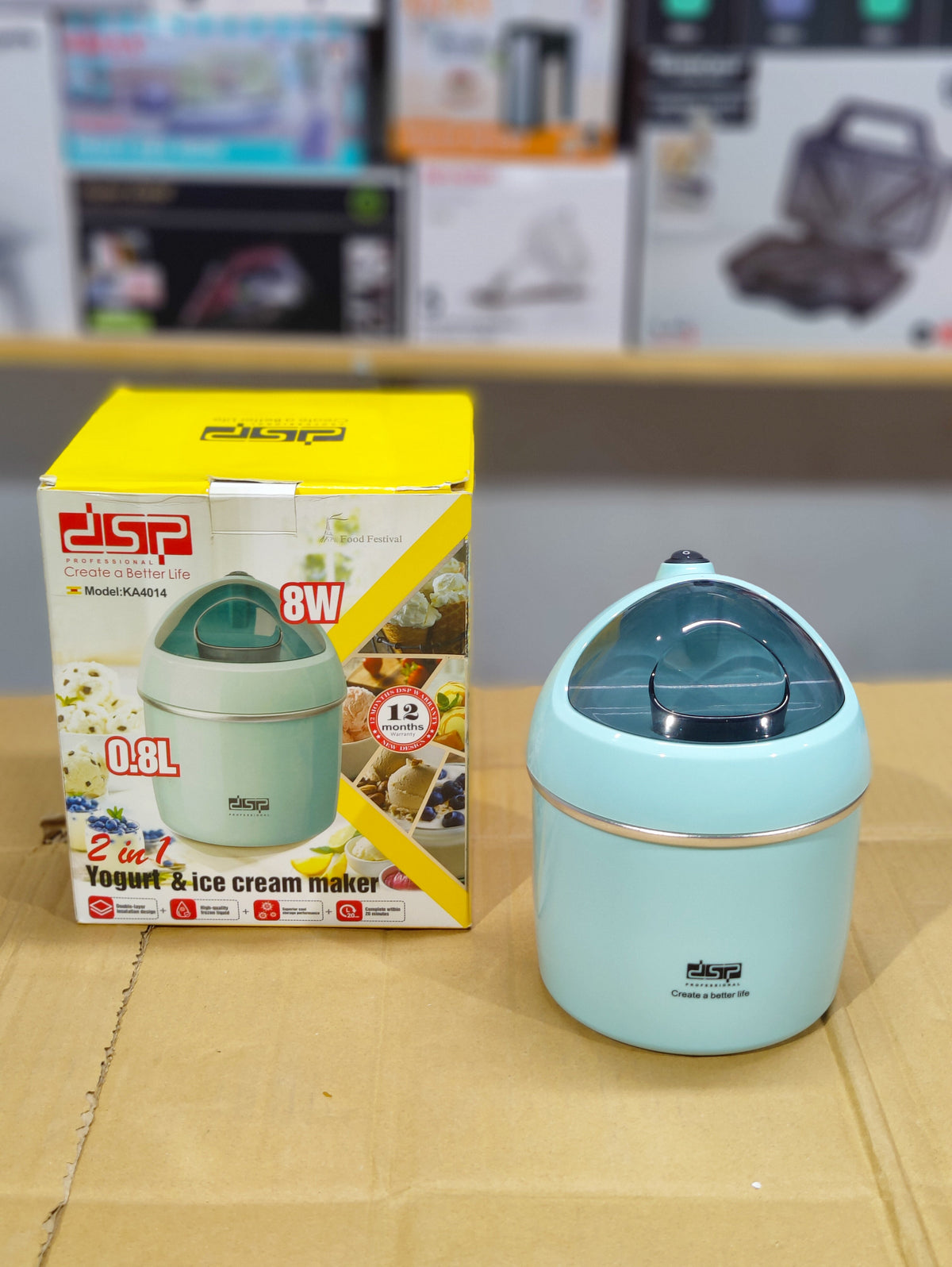 DSP 2-in-1 Yogurt & Ice Cream Maker