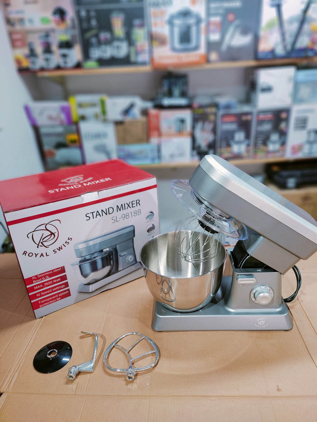 Royal Swiss Stand Mixer 6.3L SL-9818B