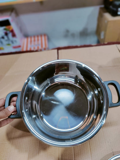 Tefal Stainless Steel Automatic Pressure Cooker- 5L + 7L