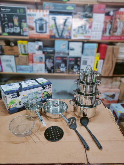 Berghome line 16 Piece Complete Cookware Set