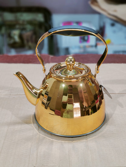 Vicalina Golden Stainless Steel Tea Kettle – 2L & 3L