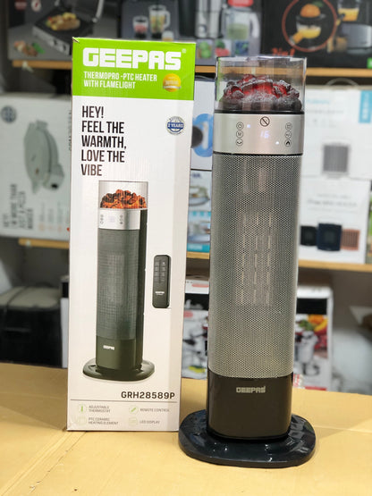 Geepas 3D Scenery Tower Ceramic Heater Grh28589P
