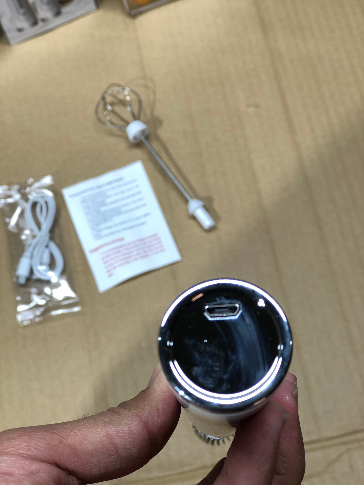 Lot Imported 2in 1 Milk Coffee Frother & Egg Whisker