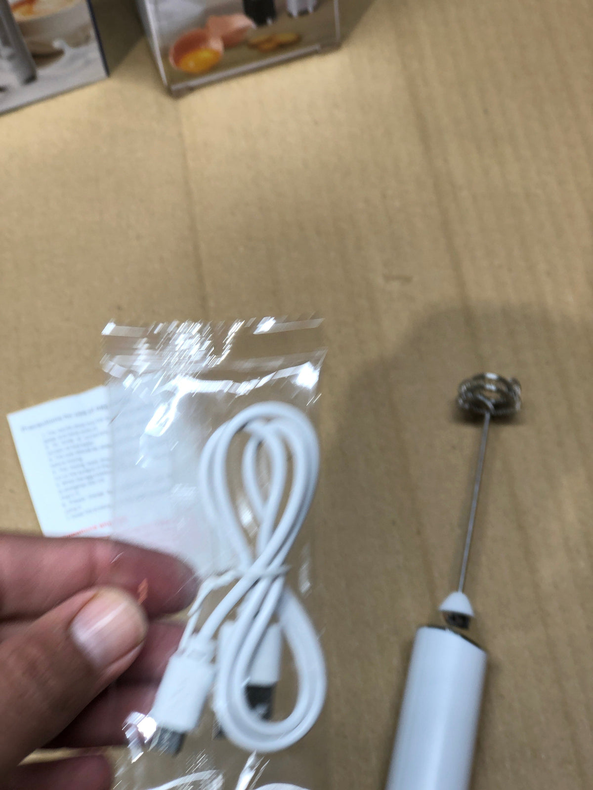 Lot Imported 2in 1 Milk Coffee Frother & Egg Whisker