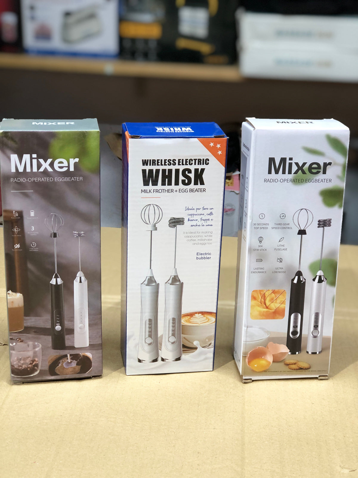 Lot Imported 2in 1 Milk Coffee Frother & Egg Whisker