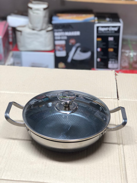 Imported Honey Comb Shallow 3pc Open Cookware Set
