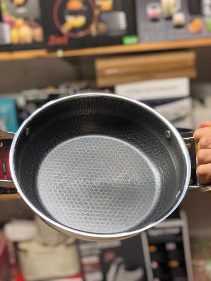 Imported Honey Comb Shallow 3pc Open Cookware Set