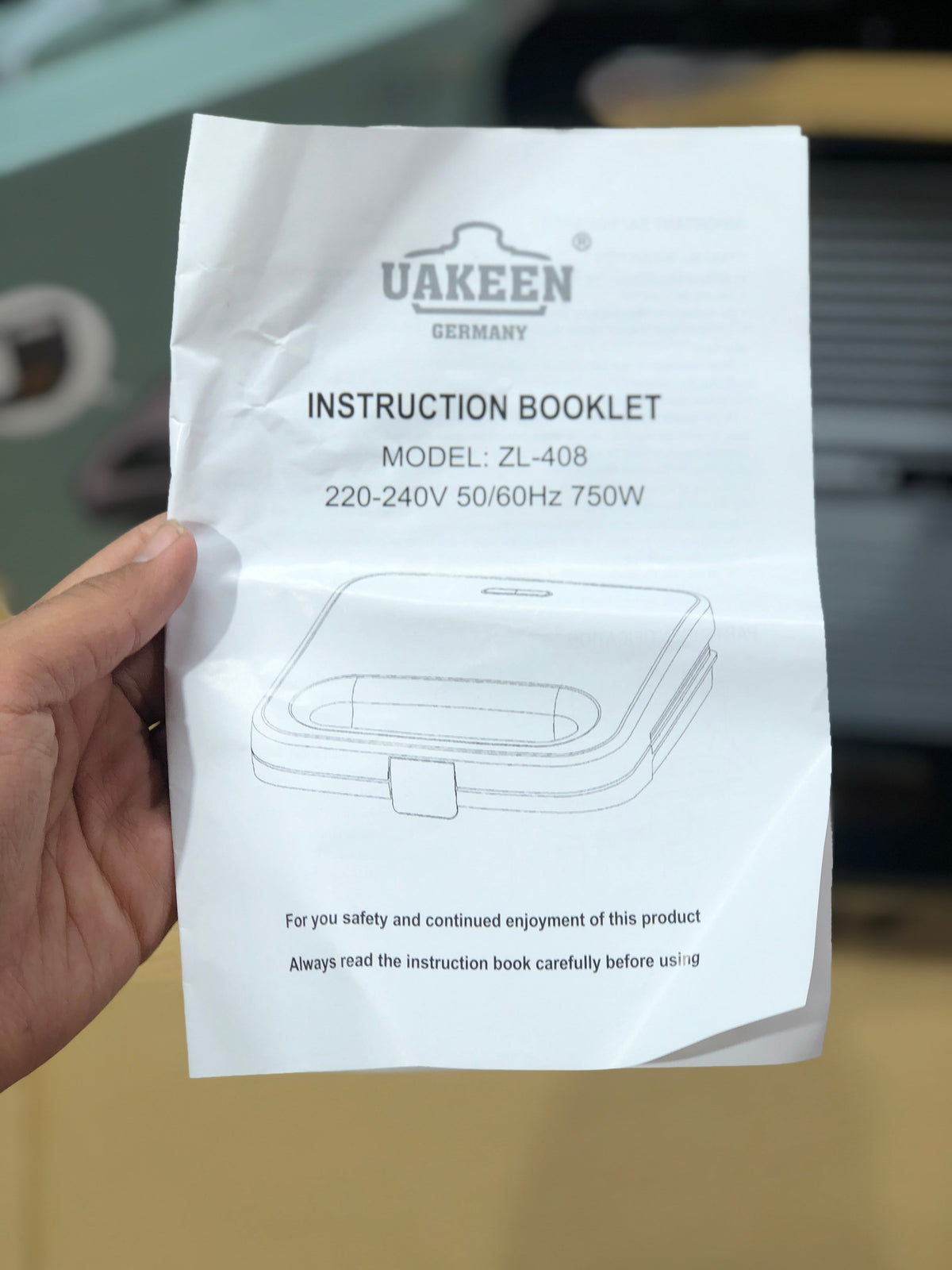 Uakeen Electric Grill Maker