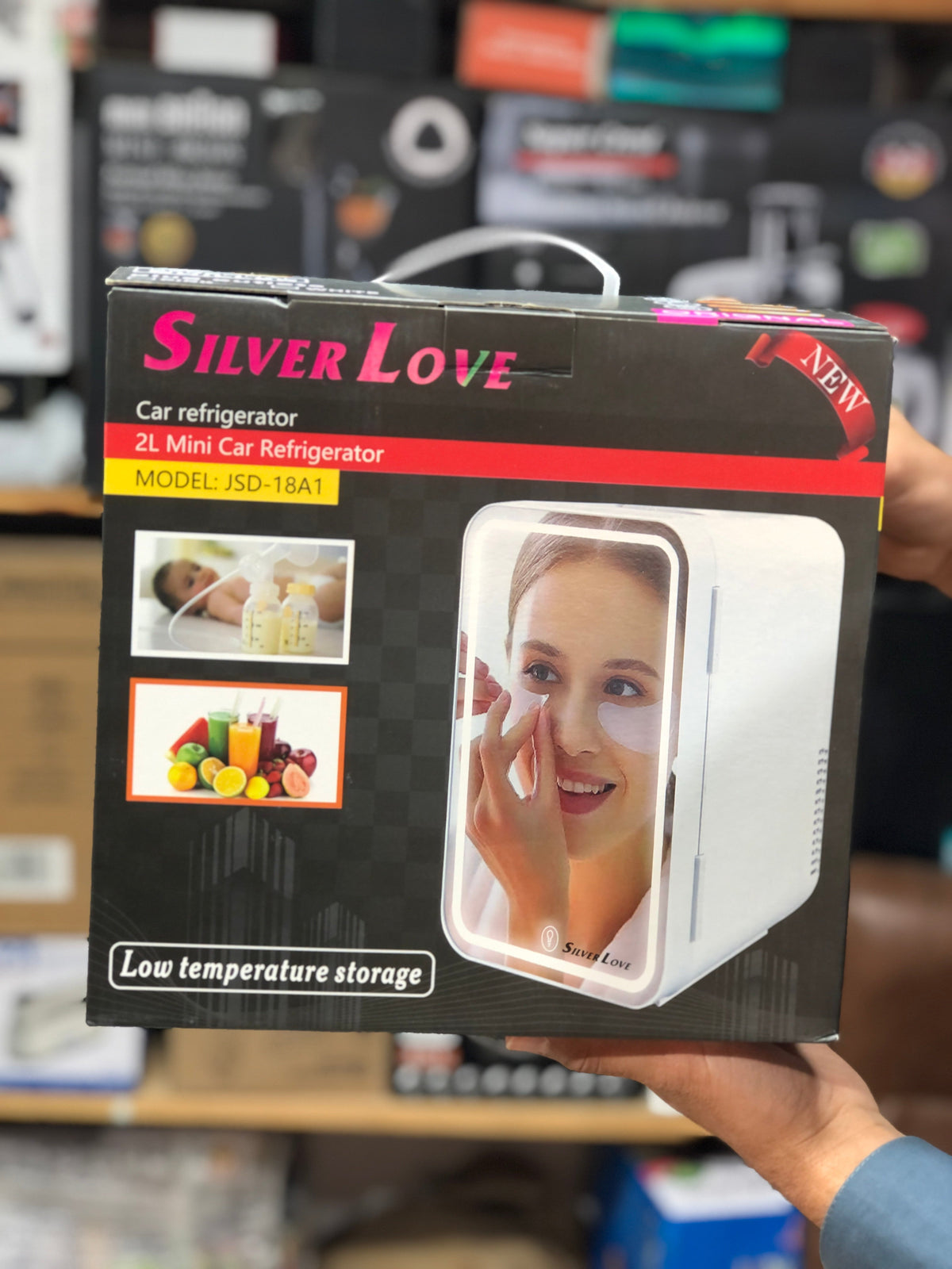 Silver Love 2L Mini Fridge