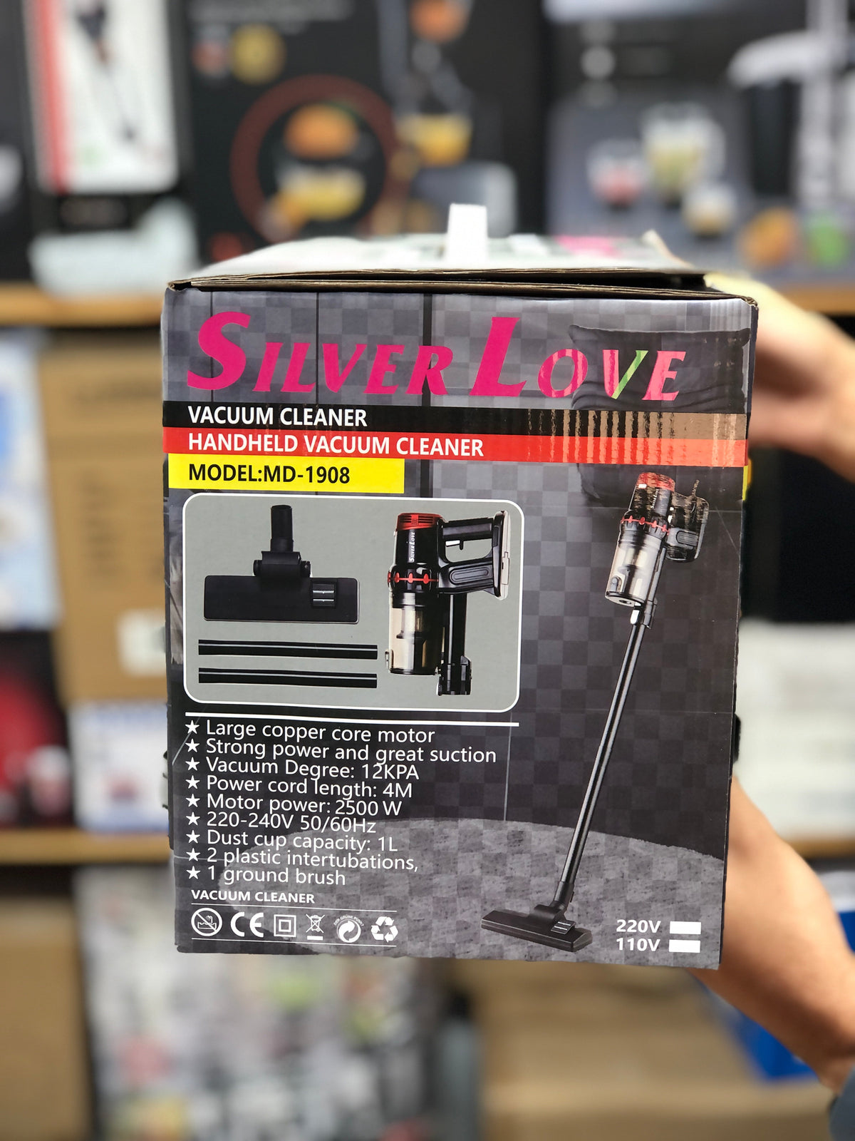 Silver Love Stick & Handheld Vacuum Cleaner 1908