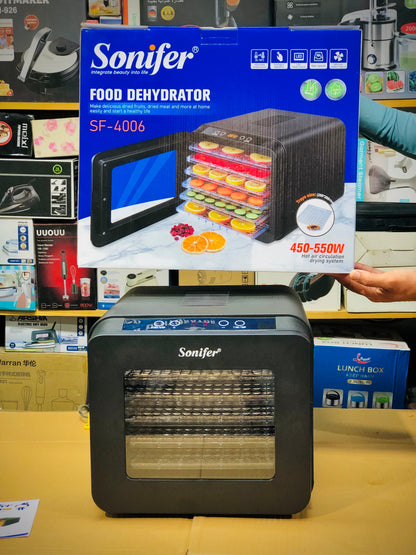 Sonifer 6 Tray Food Dehydrater