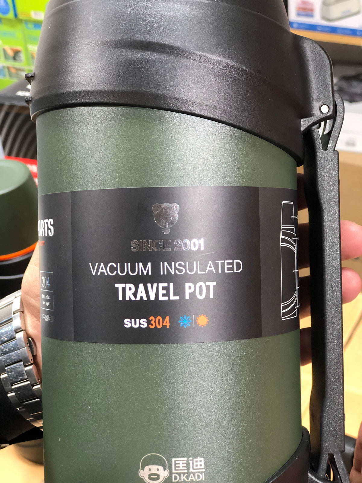 Imported D-Kadi Hot & Cool Vacuum Bottle
