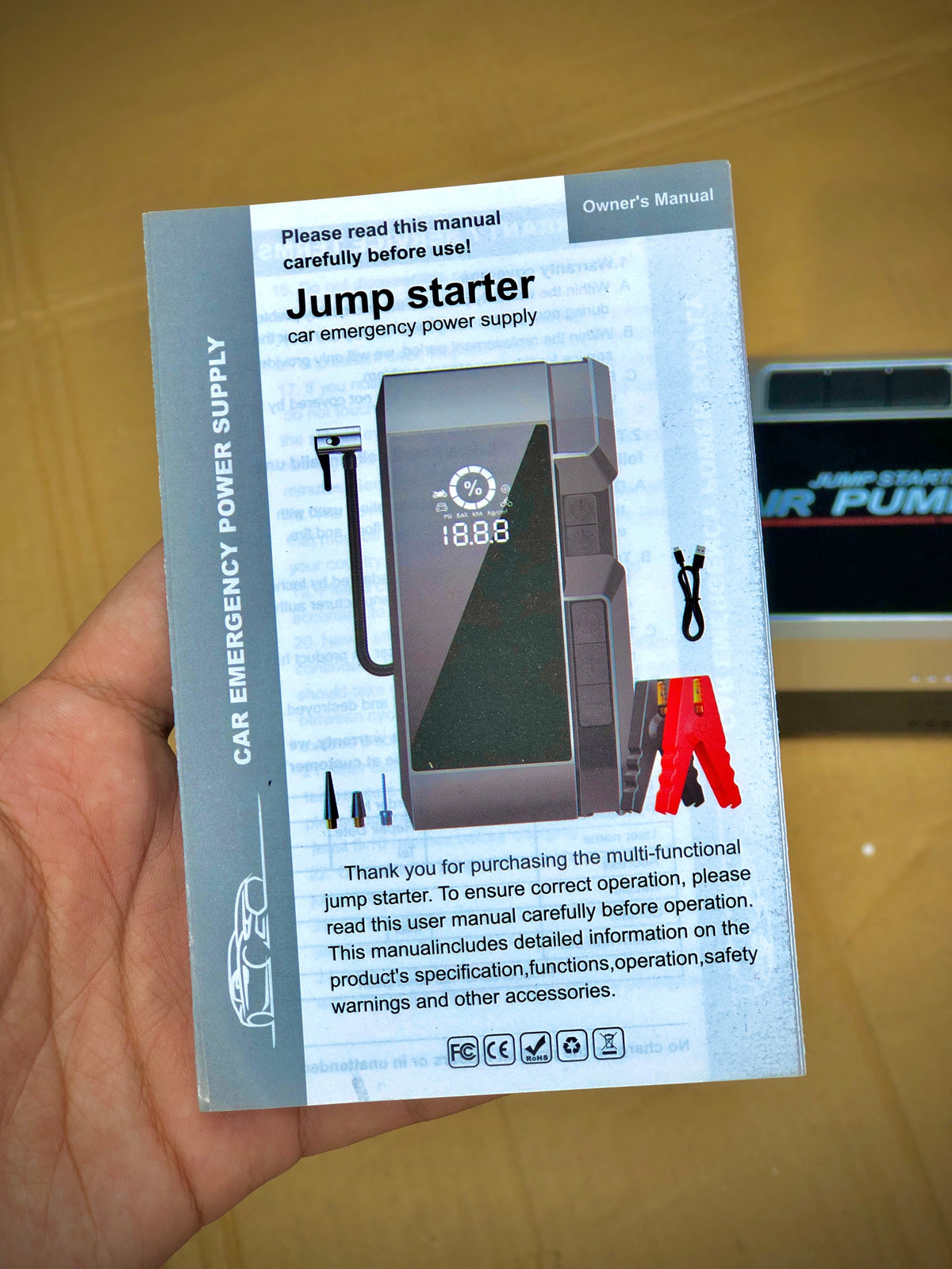 Imported 12V Diesel 4-in-1 Jump Starter