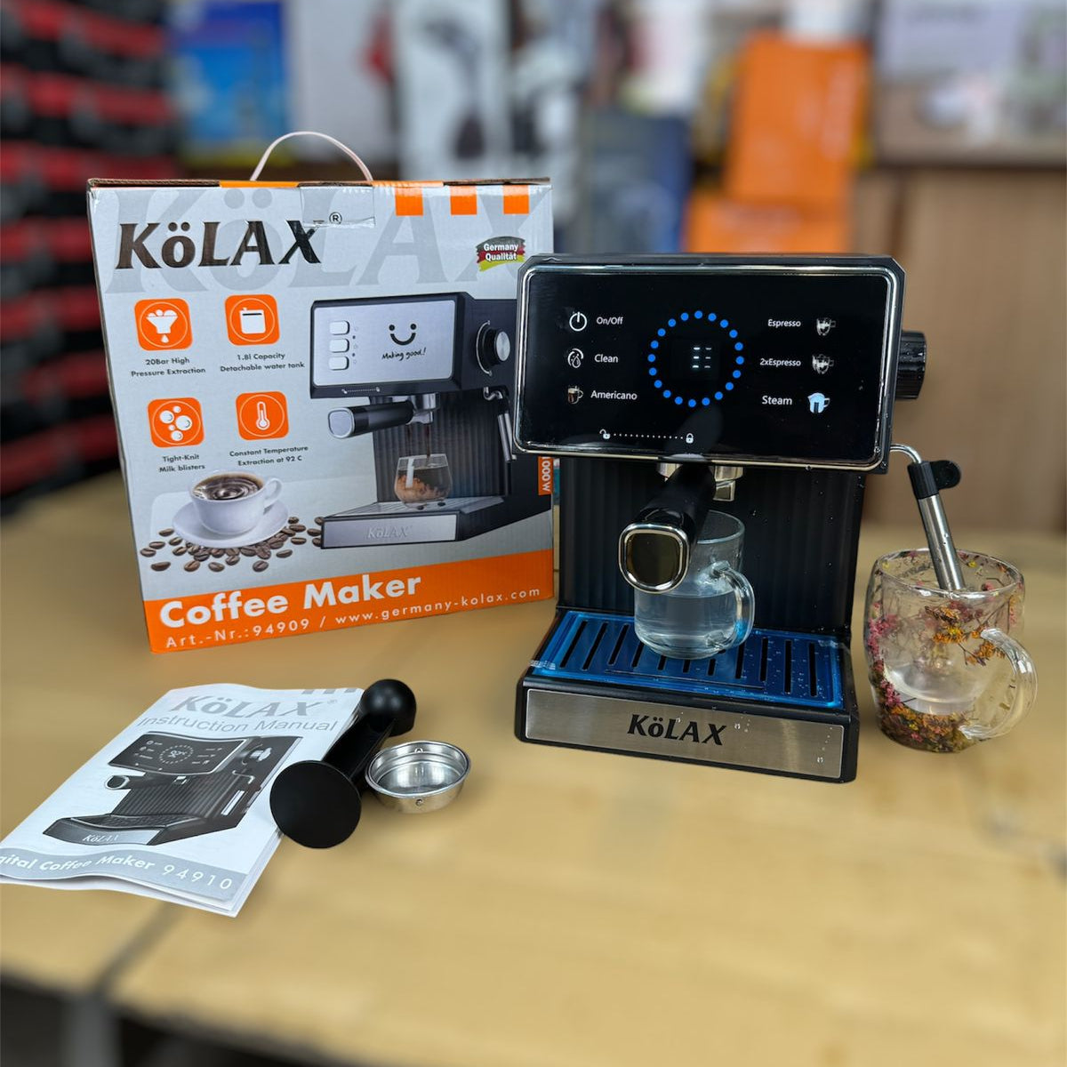 KoLAX Digital Espresso Machine
