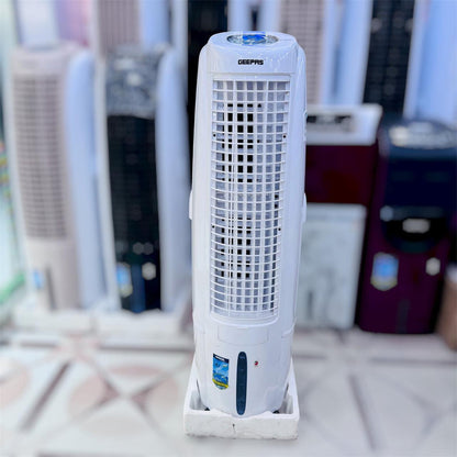 Geepas Tower Air Cooler With Remote & LED Screen Control