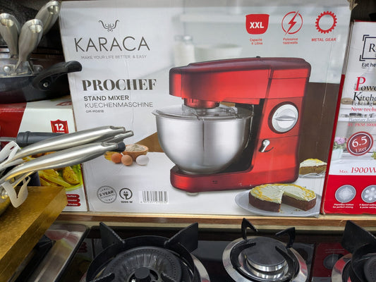 Royalty Line Power Kitchen Machine 1900W – 6.5L Stand Mixer