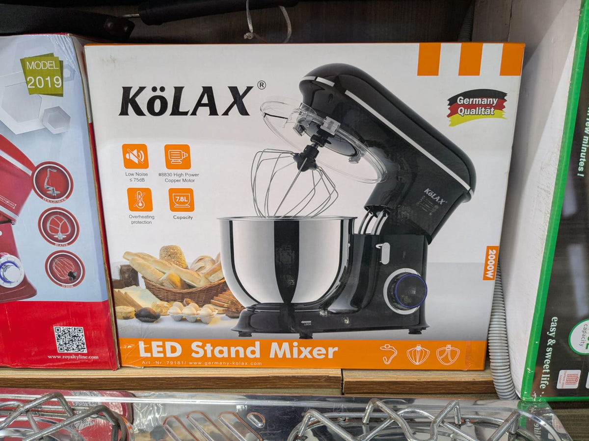 Royalty Line Power Kitchen Machine 1900W – 6.5L Stand Mixer