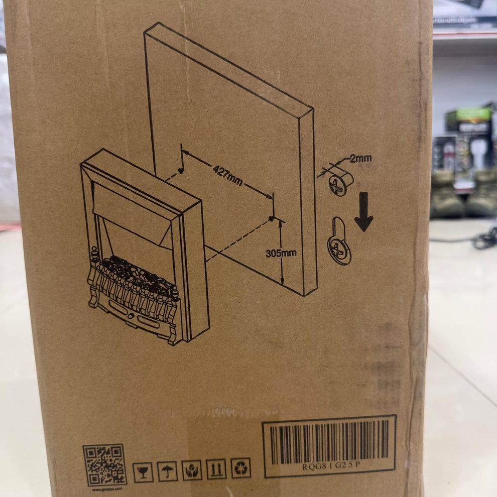 Geepas Coal Flame Effect Electric Heater 28581